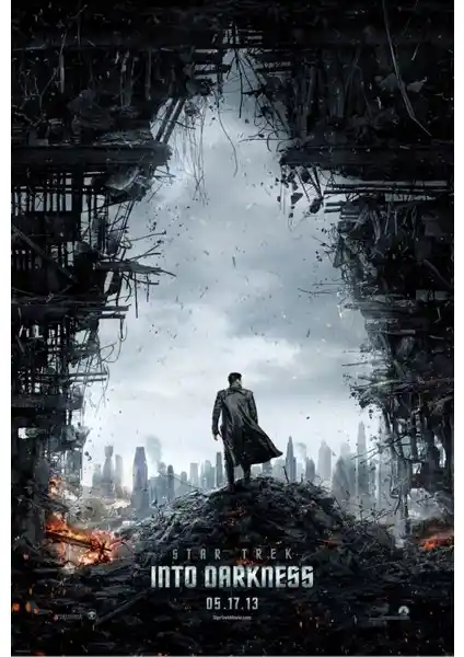 Fidelyo Tasarım Star Trek Into Darkness Poster: Dayanıklı ve Şık Duvar Dekoru