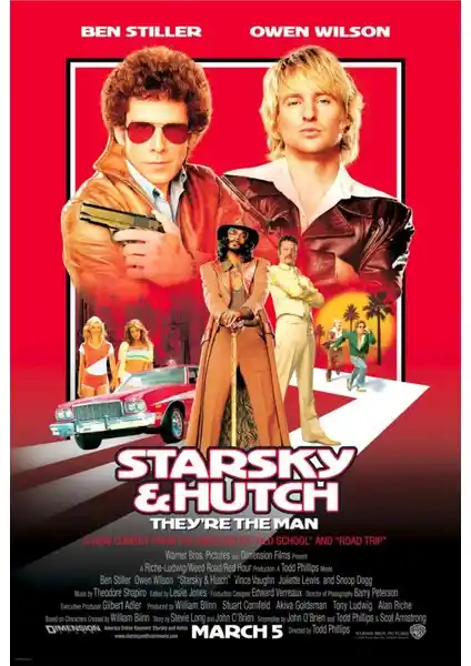 Fidelyo Tasarım Starsky & Hutch 2004 Poster: Modern ve Dayanıklı Duvar Dekorasyonu