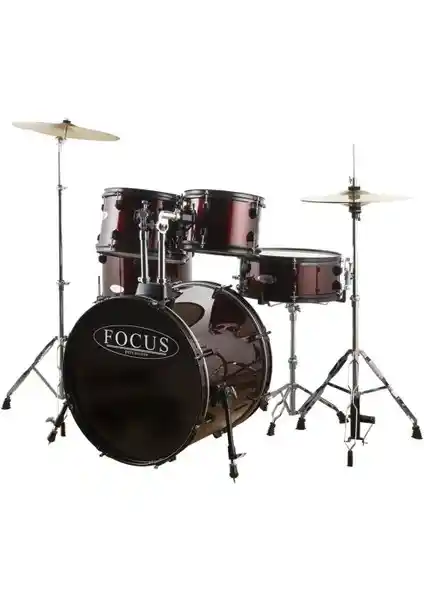 Focus FCP0803-WR 5 Parça Akustik Davul Seti: Dayanıklı ve Çok Yönlü Müzik Enstrümanı