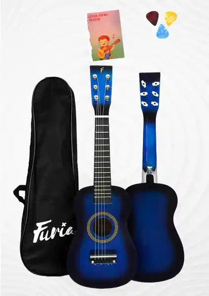 Furia FR-23BLS 6 Telli Çocuk Gitarı Lacivert Ergonomik ve Hafif Tasarımıyla Müzik Öğrenimini Kolaylaştırır