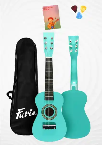 Furia FR-23GR 6 Telli Çocuk Gitarı Ergonomik ve Renkli Tasarımıyla Müzik Yolculuğu Başlangıcı