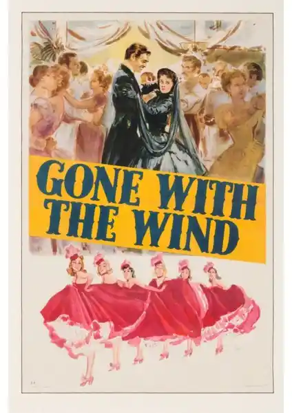 Gone With The Wind 1939 Temalı Poster – Yüksek Kalite ve Estetik Tasarım