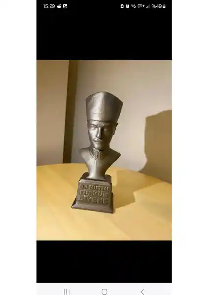 Hanart Atatürk 11 cm Büst: Tarih ve Sanatın Sembolü Küçük Heykel Ürünü