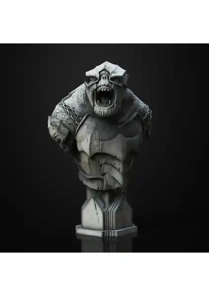 Hanart Battle Troll Büst: Ortaçağ ve Fantastik Dünyanın Sembolik Koleksiyon Parçası