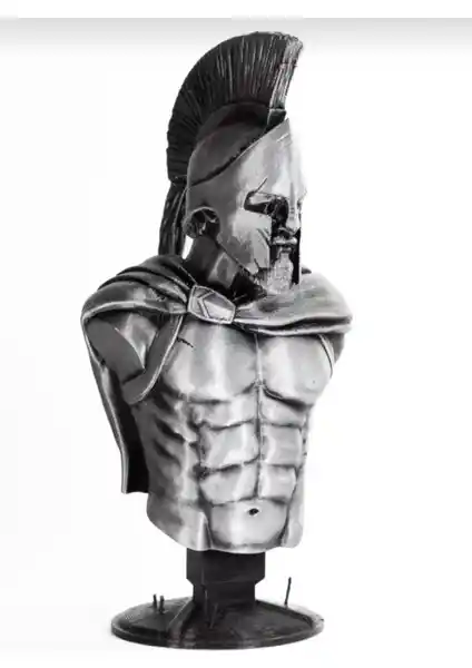 Hanart Leonidas 15 cm Büst Sanat ve Dekorasyon İçin Modern Mitolojik Heykel