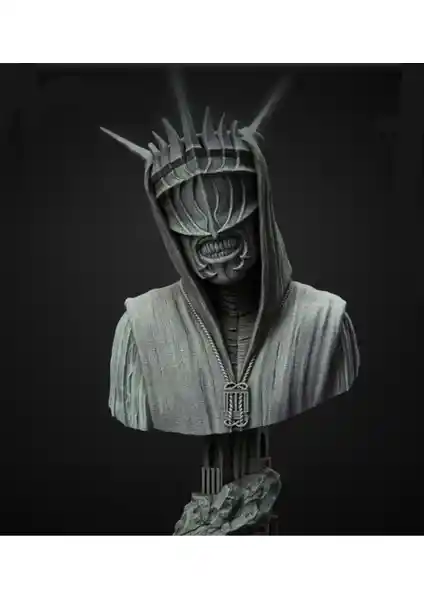 Hanart Sauron Un Ağzı Büst: Orta Dünya'nın Güçlü ve Detaylı Koleksiyon Parçası