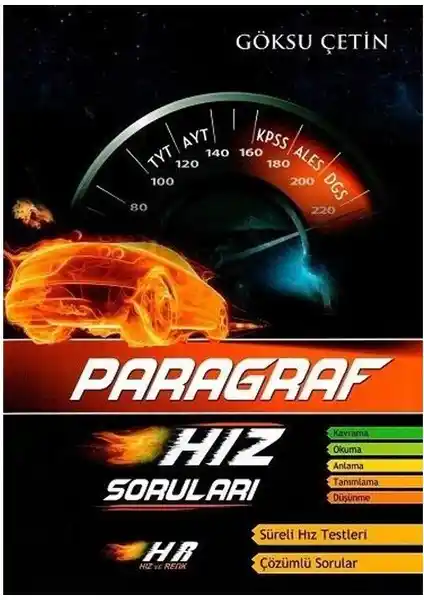 Hız ve Renk Yayınları Paragraf Hız Soruları ile Sınav Başarınızı Artırın