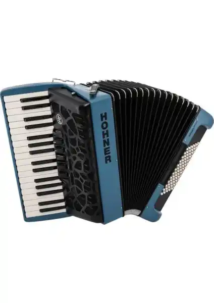 Hohner MyColor III 72 Tuş Akordiyon Water Dark Blue Müzikal Performans ve Tasarım