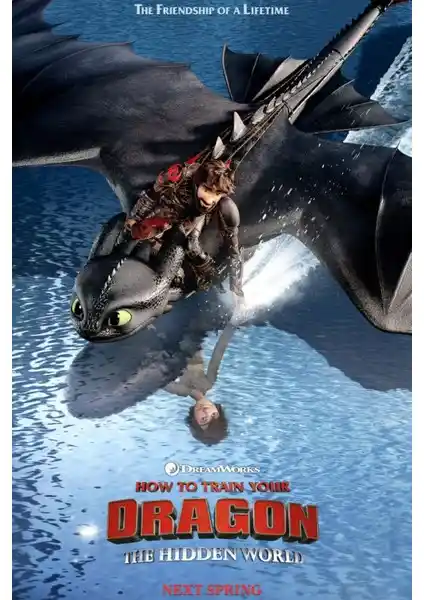 How To Train Your Dragon: The Hidden World (2019) Duvar Posteri – Estetik ve Dayanıklı İç Mekan Dekoru