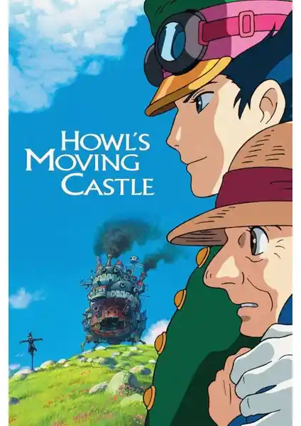 Howl's Moving Castle Film Temalı Poster - Yüksek Çözünürlük ve Dayanıklı Dekoratif Sanat Eseri