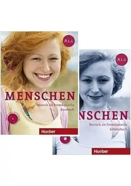 Hueber İnsanlar A1.1 Almanca Öğrenme Seti: Kurs Kitabı, Çalışma Kitabı ve DVD ile Temel Düzey İleri Seviyeye