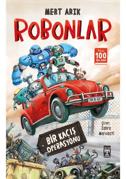 İlk Genç Timaş Robonlar - Bir Kaçış Operasyonu çocuklar için teknolojiyi ve değerleri harmanlayan modern bir macera kitabı