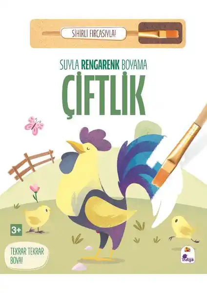İndigo Çocuk Suyla Rengarenk Boyama Çiftlik Kitabı Çocukların Yaratıcılığını Geliştirir