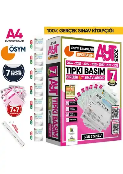İnformal Yayınları 2025 AYT Deneme Paketi Türkiye Geneli Dijital Çözümlü 6'lı Paket