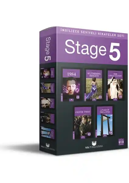 İngilizce Hikaye Seti Stage 5: Klasik Eserler ve Sesli Kitap Desteği ile Dil Gelişimi