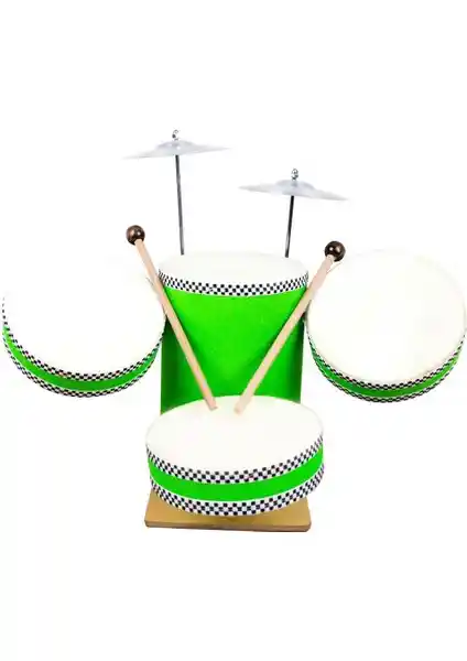 Jet’s Home Yerli Bateri Davul Seti: Çocuklar İçin Güvenli ve Eğitici Müzik Oyuncağı