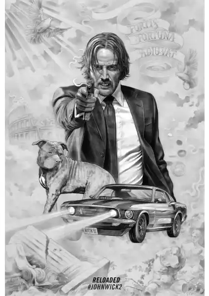 John Wick Chapter 2 Poster ile Modern ve Şık Dekorasyon Çözümleri