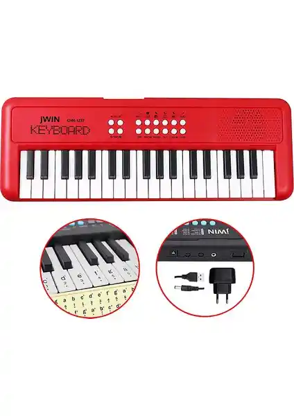 Jwin CMK-1237 37 Tuşlu Elektronik Org Çocuklar ve Müzik Tutkunları İçin Uygun Bir Seçenektir