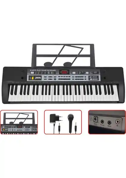 Jwin MK-6133 61 Tuşlu Elektronik Org ile Müzik Deneyiminizi Geliştirin
