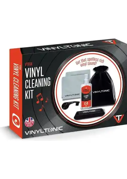 Ka<dı>köy Plak Kulübü VT01A Vinyl Plak Temizleme Kiti ile Ses Kalitenizi Artırın