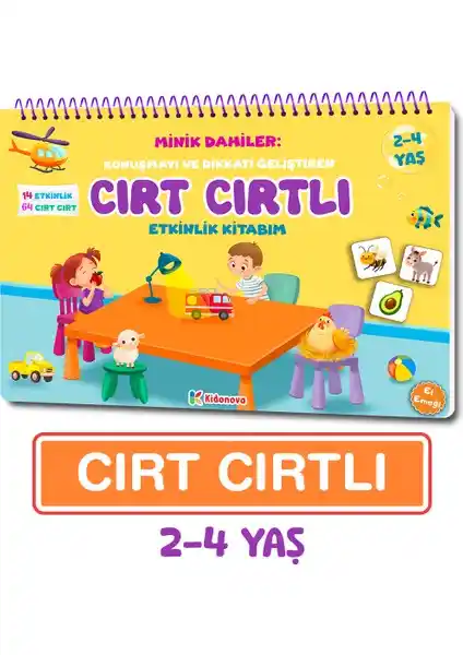 Kidonova Minik Dahiler Çocuklar İçin Eğitici ve Interaktif Öğrenme Kitabı