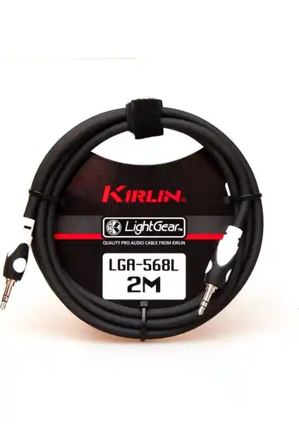 Kirlin LGA568L2MBK 3,5 mm TRS Fiç: Güvenilir ve Yüksek Kaliteli Ses Bağlantısı