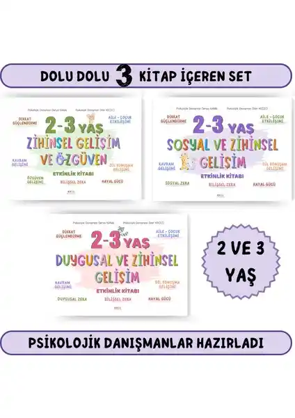 Kitza Yayınları 2-3 Yaş Gelişim Seti: Çoklu Zeka Odaklı Çocuk Gelişimi Kaynağı