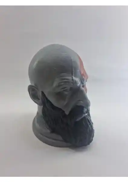 Kratos 3D Baskı Büst: Güç ve Sanatın Birleştiği Mitolojik Figür