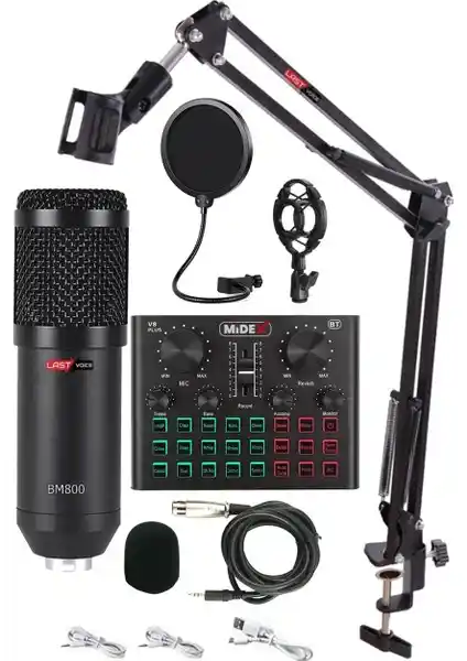 Lastvoice BM800 Live Set ile Profesyonel Ses Kayıt ve Yayın Çözümüne Ulaşın