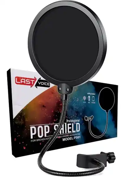 Lastvoice PS-01 Stüdyo Pop Filtre: Profesyonel Ses Kaydı ve Mikrofon Koruma Çözümü