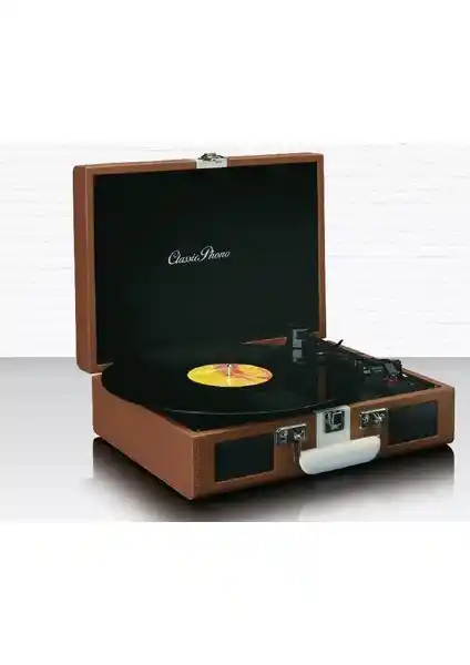 Lenco Classic Phono TT-120 Retro Tasarım ve Modern Teknolojiyi Birleştiren Pikap