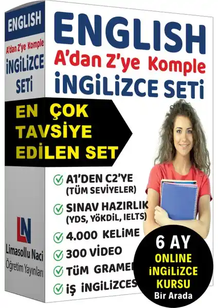 Limasollu Naci Öğretim Yayınları İngilizce Eğitim Seti: Kapsamlı ve Etkili Öğrenme Kaynağı