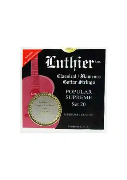 Luthier Set20Ct Super Carbon Klasik Gitar Teli Yüksek Performans ve Dayanıklılık İçin