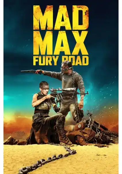 Mad Max Fury Road 2015 Film Poster Büyük ve Dayanıklı Dekoratif Sanat Eseri