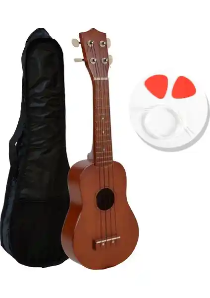 Manuel Raymond Soprano Ukulele Öğrenme Seti KA325BRN ile Temel Müzik Becerileri Geliştirme