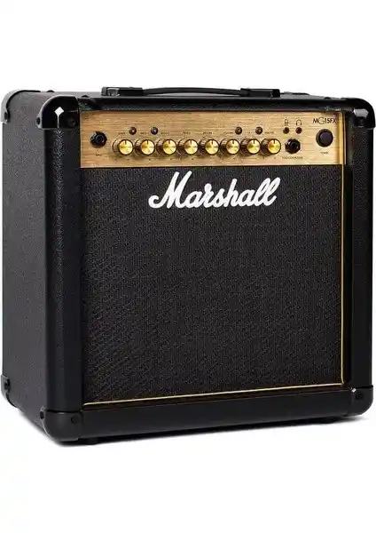 Marshall MG15GFX 15W Çok Yönlü Gitar Amfisi - Güçlü Ses ve Efektlerle Profesyonel Kullanım
