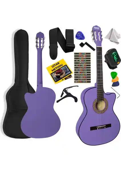 Midex CG-395PRP Klasik Gitar: Şık Tasarım ve Çok Yönlü Kullanım Özellikleri
