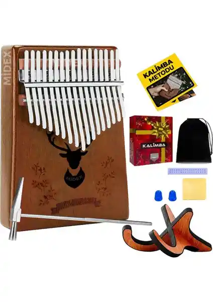 Midex KLX-880-PAK Hakiki Ağaç Kalimba: Kalite ve Estetiğin Buluşması