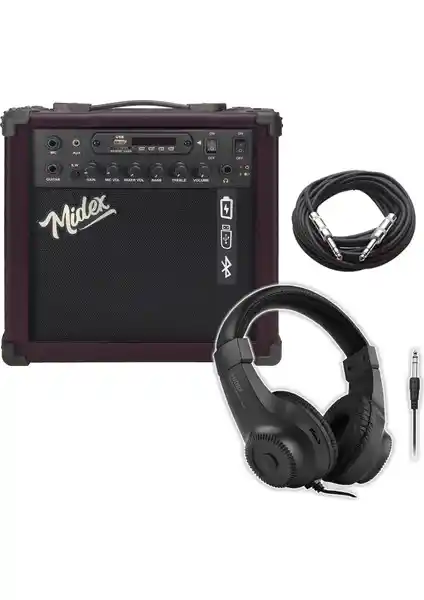 Midex MGA-25BN-HD Elektrikli Gitar Amfisi: Güçlü ve Taşınabilir Performans Özellikleri
