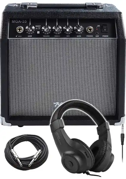Midex MGA-35BK-HD Elektro Gitar Amfisi: Güçlü Ses ve Kullanım Kolaylığı