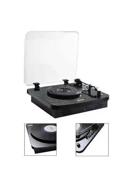 Midex MTX-356 Nostaljik Plak Çalar Modern Tasarım ve Çok Yönlü Özelliklerle Donatılmış