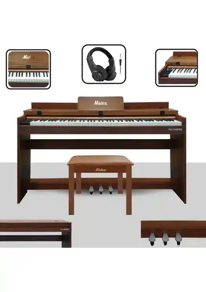 Midex PLX-140 Pro-Or Dijital Piyano: Modern Tasarım ve Gelişmiş Özellikler Analizi