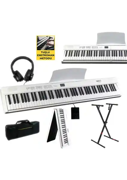 Midex PLX-80WHST Taşınabilir Katlanabilir Dijital Piyano İncelemesi ve Özellikleri