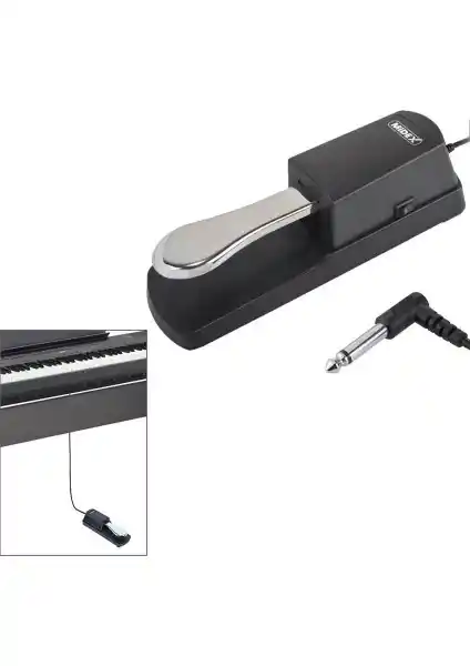 Midex Pp-05 Sustain Pedalı: Dayanıklı ve Kullanışlı Müzik Enstrümanı Aksesuarı
