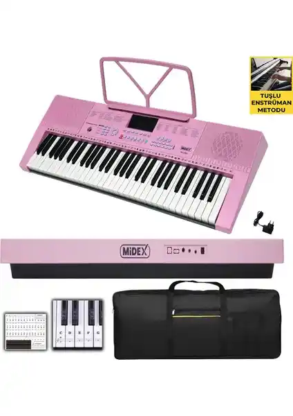 Midex PS-2300PK 61 Tuşlu Org Seti: Çocuklar ve Başlangıç Seviyesi İçin Mükemmel Müzik Aleti
