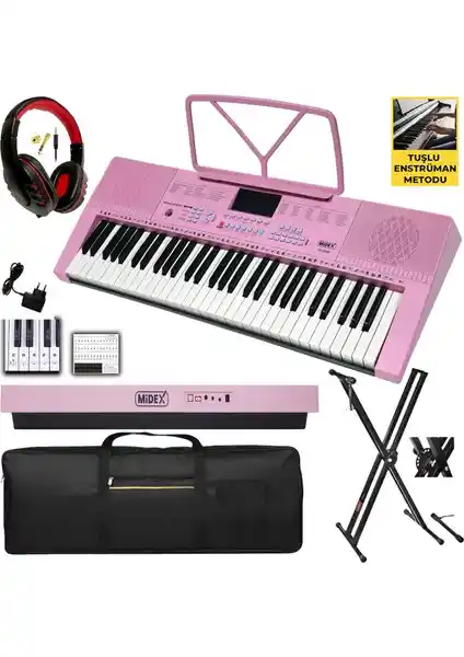 Midex PS-2300PK-PAK 61 Tuşlu Çok Yönlü ve Kullanıcı Dostu Müzik Enstrümanı