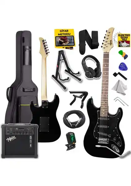 Midex RPH-30BK Gül Klavye SSS 25W Amfili Elektro Gitar Seti İnceleme ve Özellikler