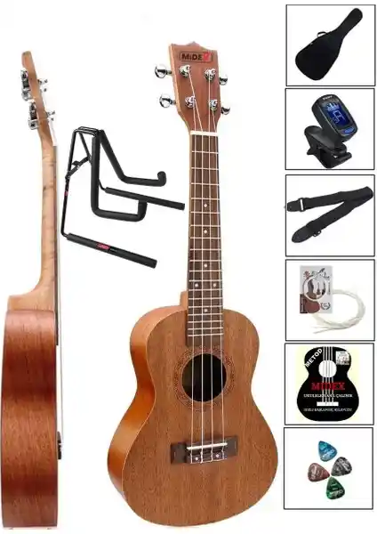 Midex SP-21ST Maun Soprano Ukulele Seti: Yüksek Kalite ve Çok Yönlülük İle Müzik Deneyimi