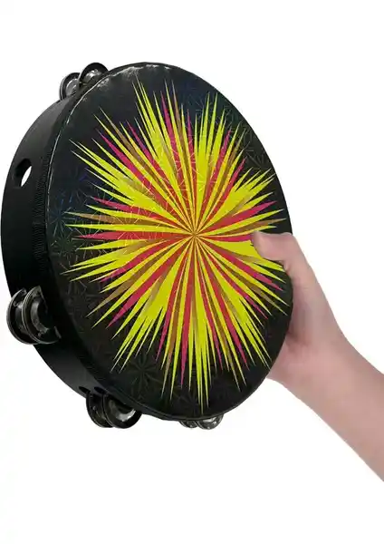 Midex TF-30BK Siyah Derili Çift Sıra 8 Zilli Tef Tamburin Özellikleri ve Kullanım Alanları