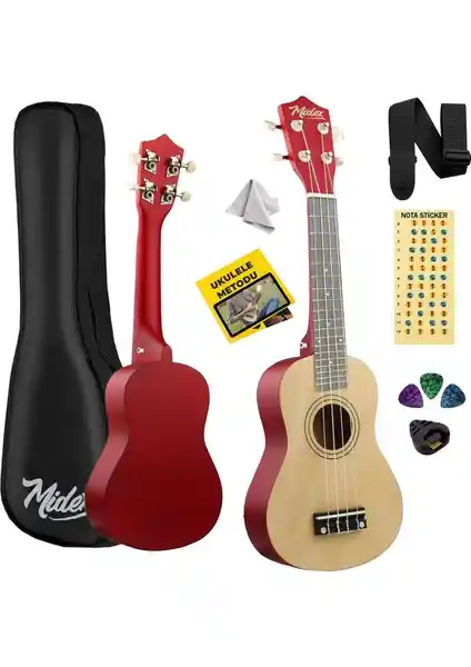 Midex UKX-233NT Doğal Konser Ukulele İncelemesi: Tasarım, Ses ve Dayanıklılık Analizi